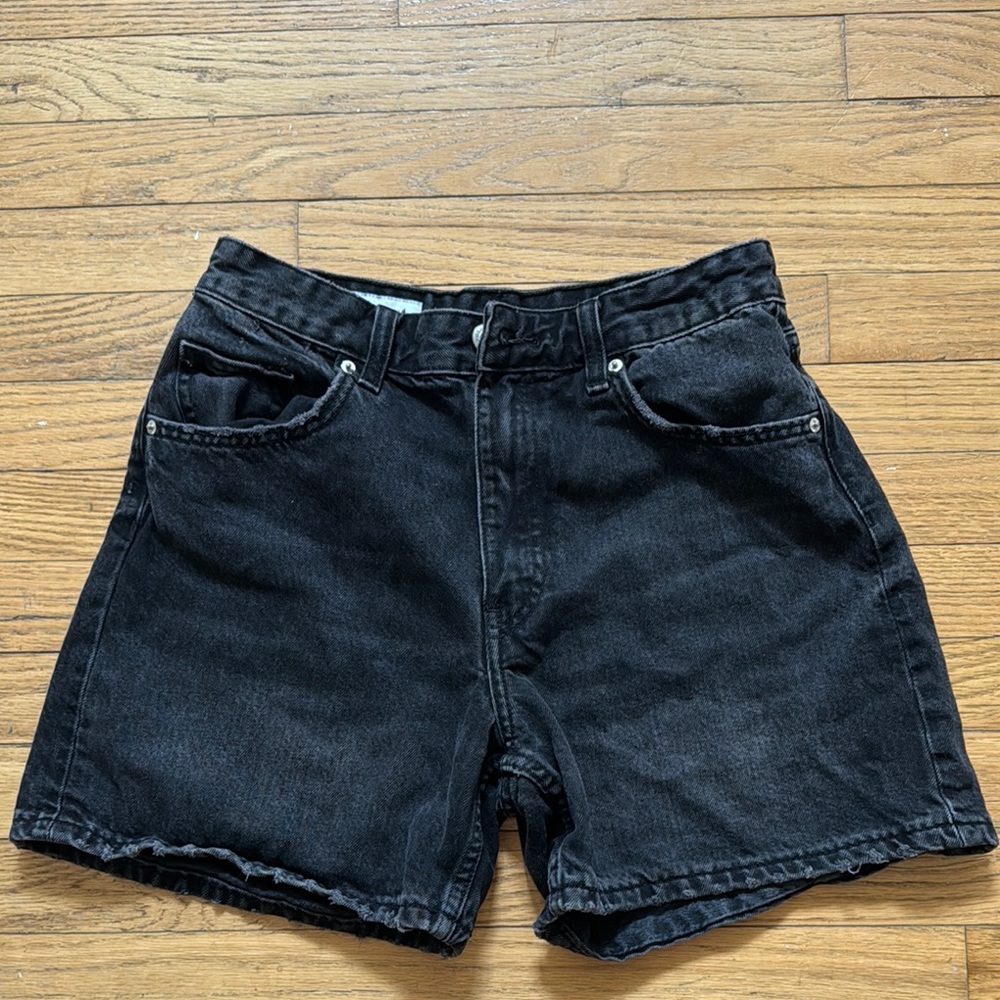 Black Zara Denim Jorts